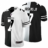 Nike Redskins 7 Dwayne Haskins Jr Black And White Split Vapor Untouchable Limited Jersey Dyin,baseball caps,new era cap wholesale,wholesale hats